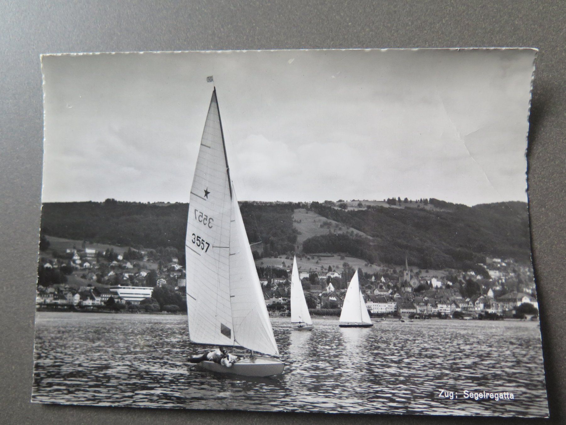 Ansichtskarten: ZUG - SEGELREGATTA – Gebraucht aus Wittenbach von lipasal