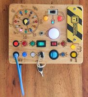 Montessori Busy Board Holz Spielzeug 