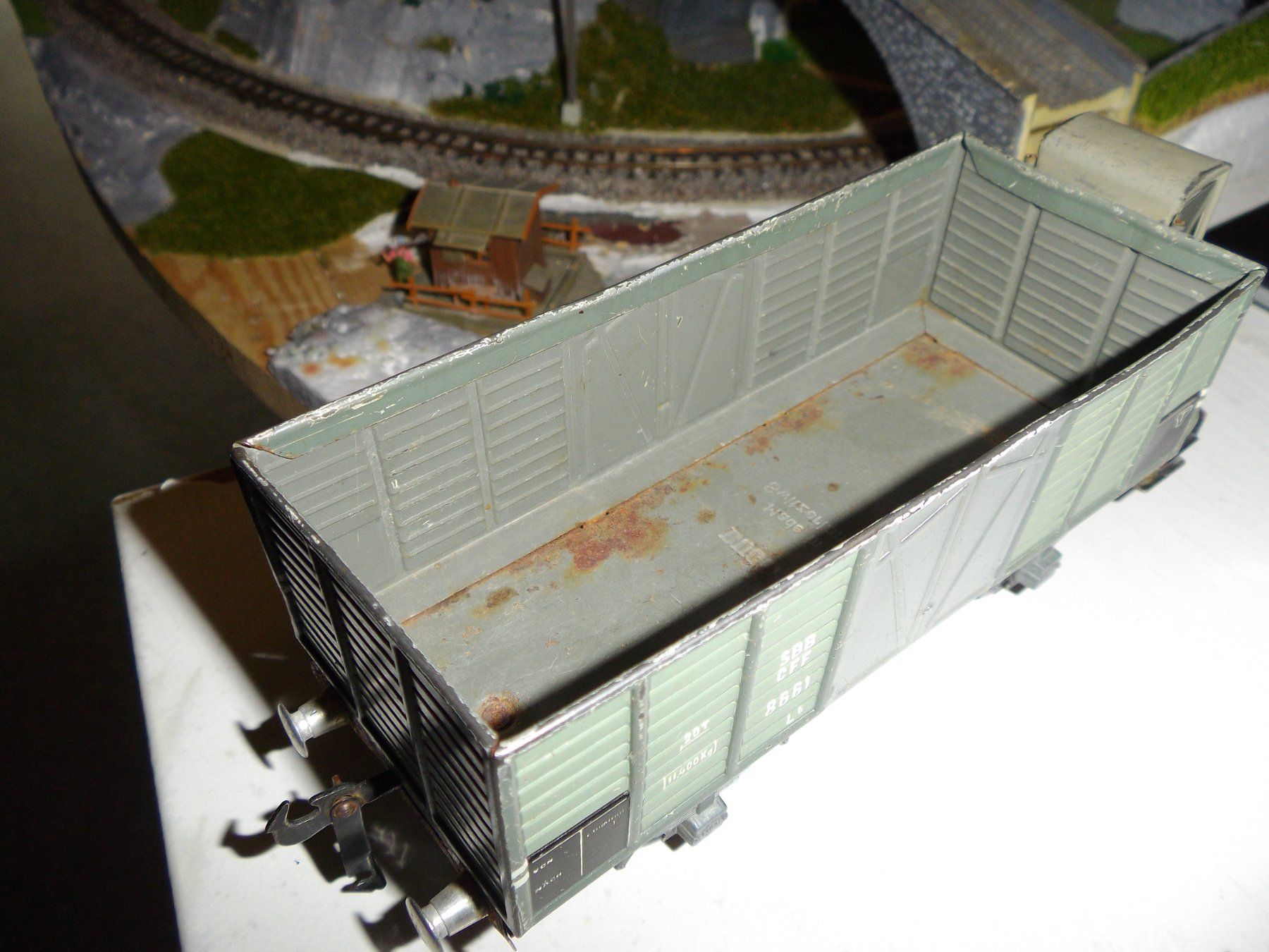 Buco Modellini di ferrovie: Buco SBB Güterwagen – Usato da Schaffhausen venduto da Oetfel 1
