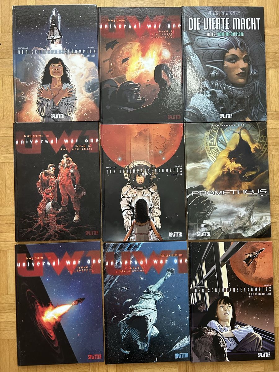 Fumetti: Comic Sammlung: Splitter Verlag - Science Fiction Top! – Usato da Zürich venduto da jasmin011