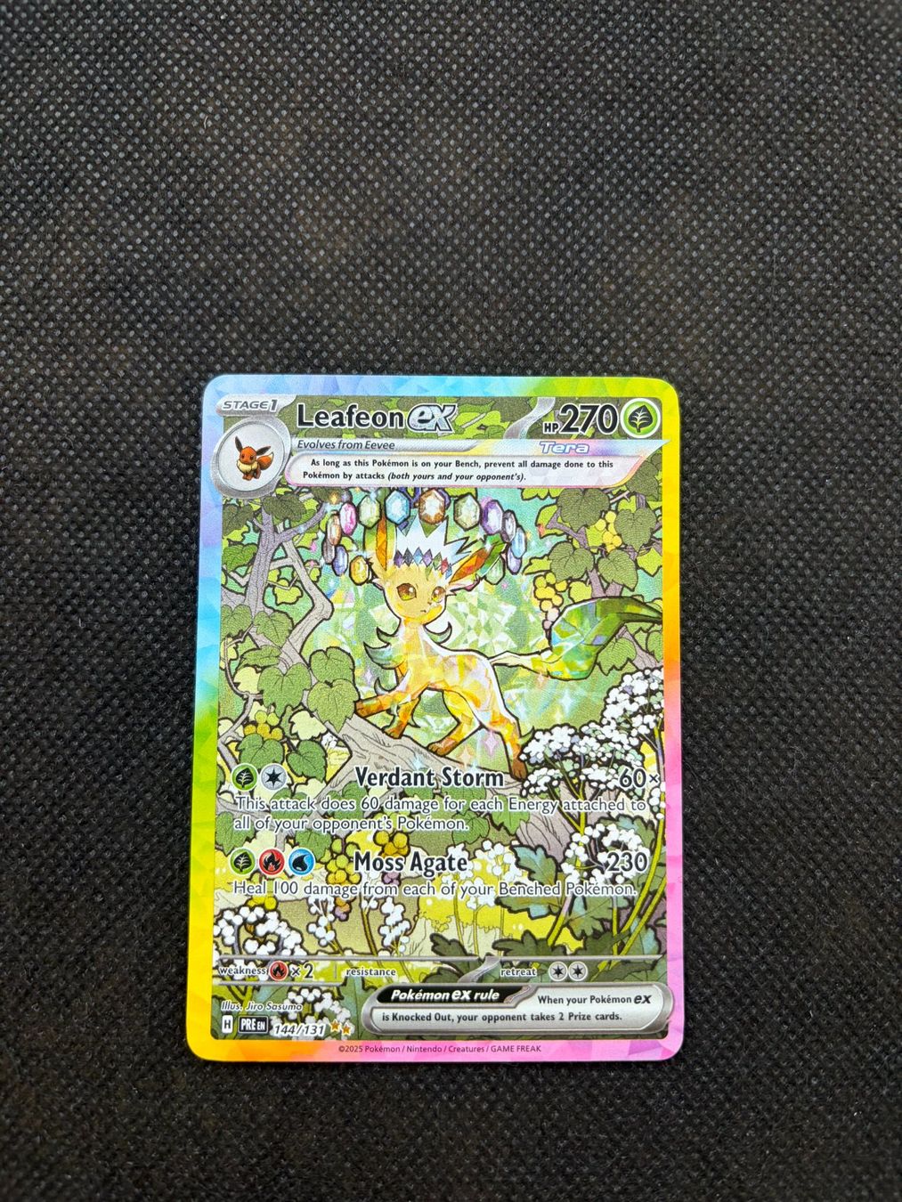 Pokémon Carte collezionabili: Leafeon EX 144/131 | Prismatic Evolutions | EN – Nuovo e nell'imballaggio originale da Küsnacht ZH venduto da Martyn2932 2