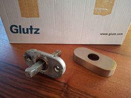 Glutz Fenstergriff-Beschläge -  matt poliert, Stahl rostfrei