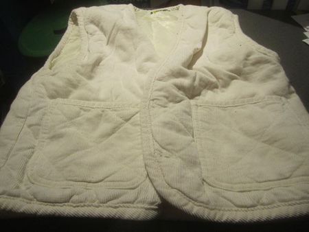 Gilet Grösse 128, Yell-O, weiss