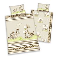 Kinder- / Babybettwäsche 100x135 Giraffe