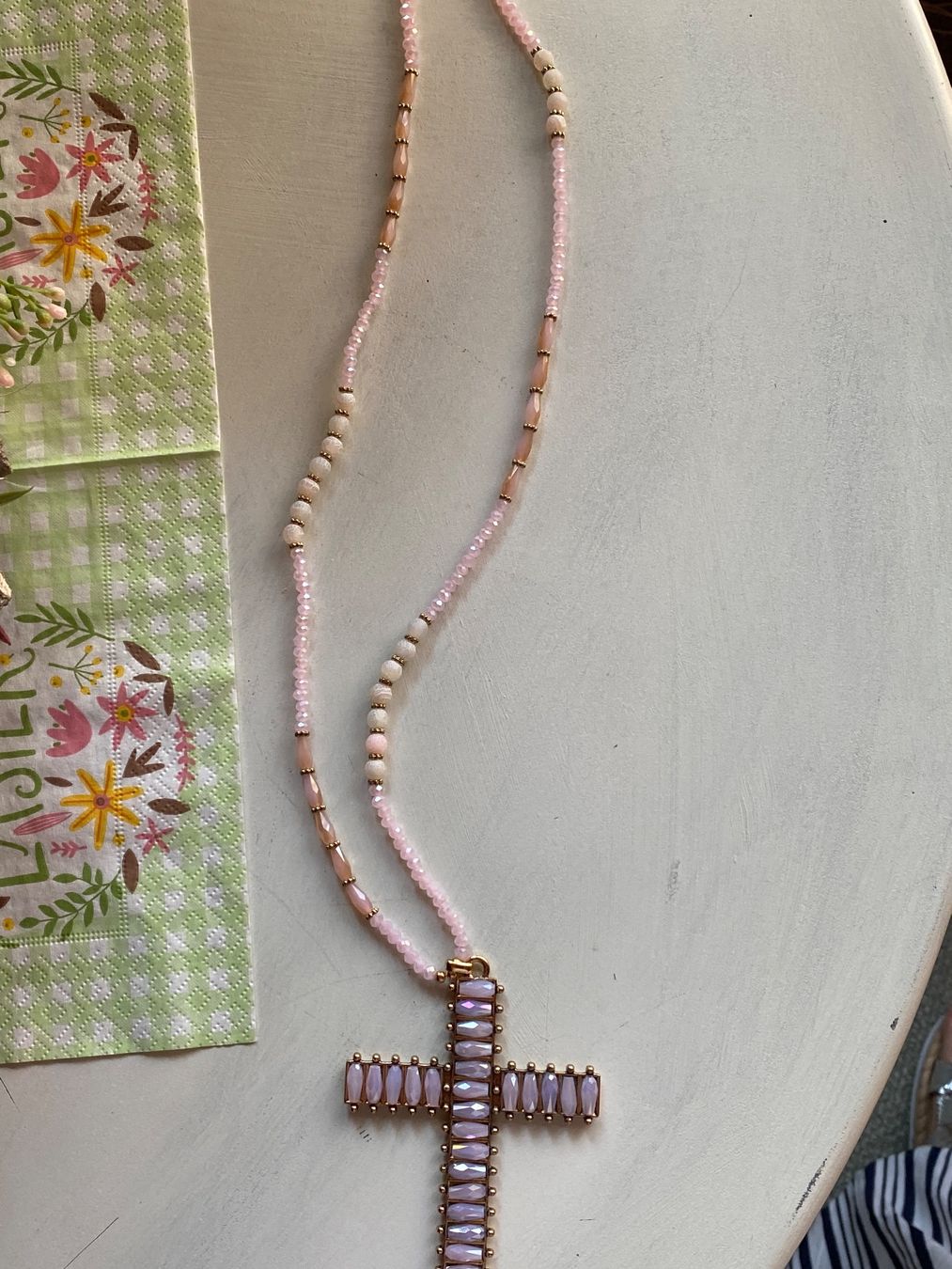 Catenine: PERLEN HALSKETTE ROSA-GOLD – Nuovo e nell'imballaggio originale da Meienried venduto da ManuelaBoutique 3
