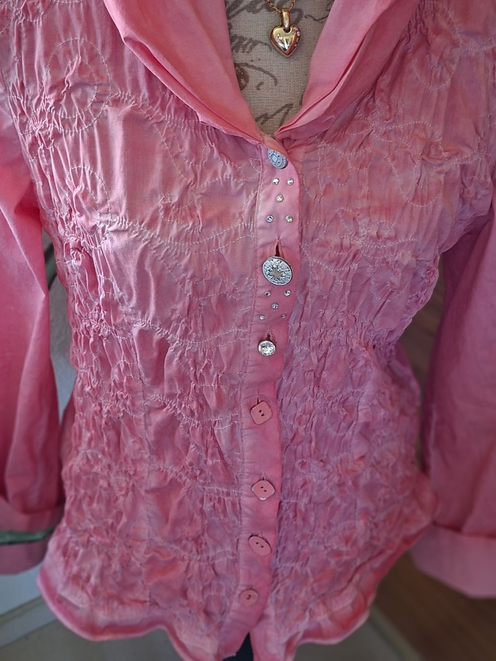 Bottega Veneta Camicette: Bottega Bluse pink Gr. M/L – Usato da Barzheim venduto da spitz01 1