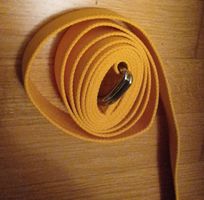 Yoga Gurt, Gelb 2.5 Meter 3.8 Zentimeter