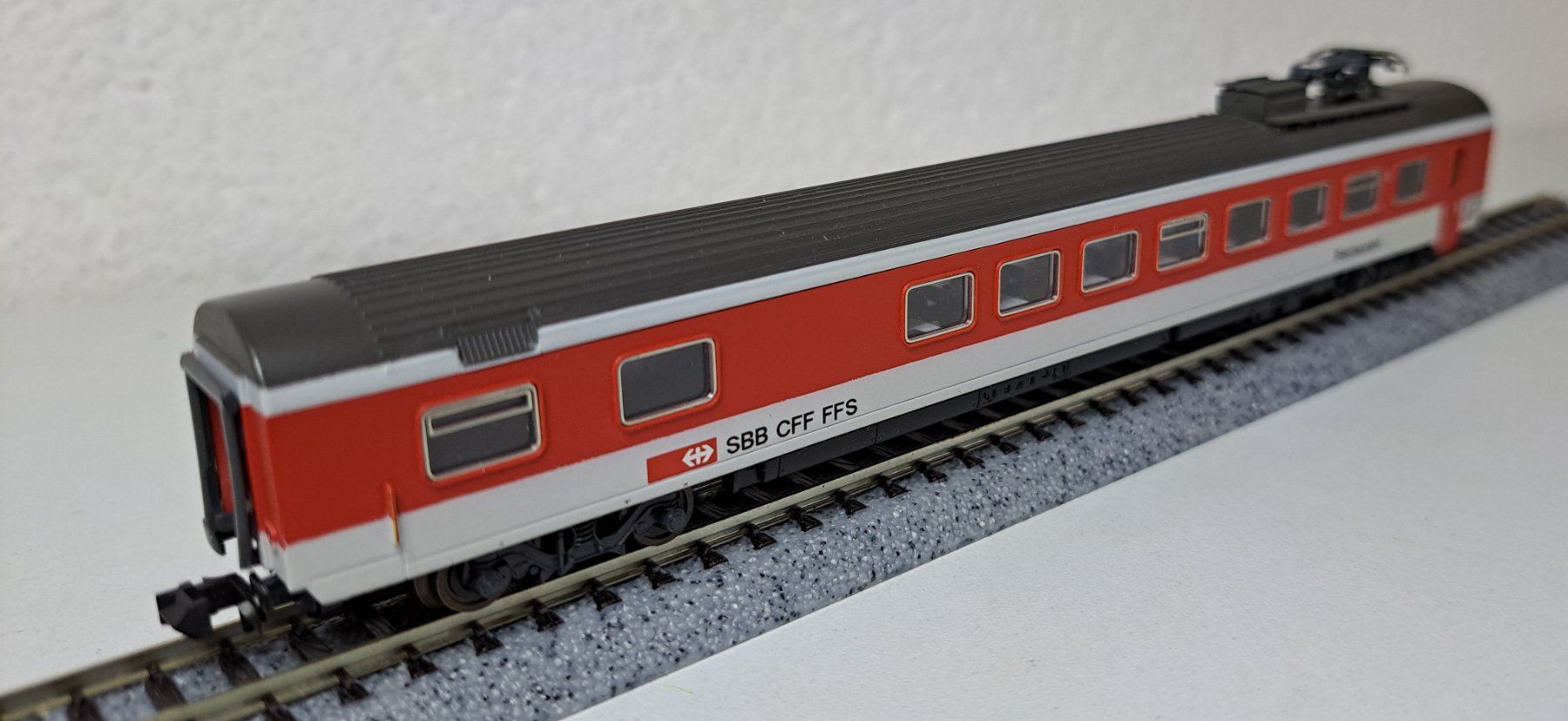 Roco Modellini di ferrovie: SBB CFF FFS Restaurantwagen Roco Spur N – Usato da Salez venduto da rhb-spur-n 2