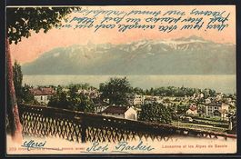 Lausanne, Lausanne et les Alpes de Savoi