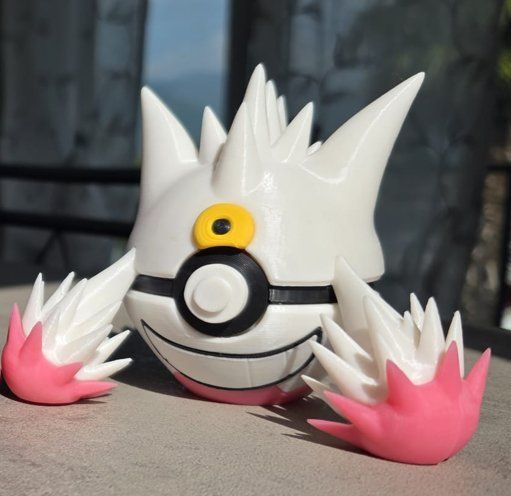 Statuette: Pokebal Mega Gengar Shiny - 3D Printed – Nuovo (secondo la descrizione) da Ligornetto venduto da Nero_Forma_3D