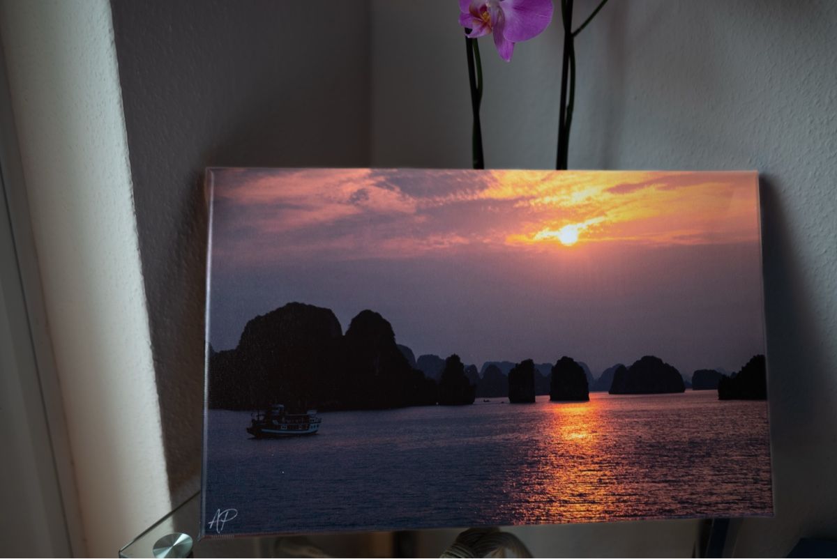 Poster & Bilder: Canvas print Halong Bay sunset(90x60) – Neu und originalverpackt aus Zürich von andrei4three 2