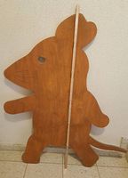Maus braun aus Birkenholz zu verkaufen
