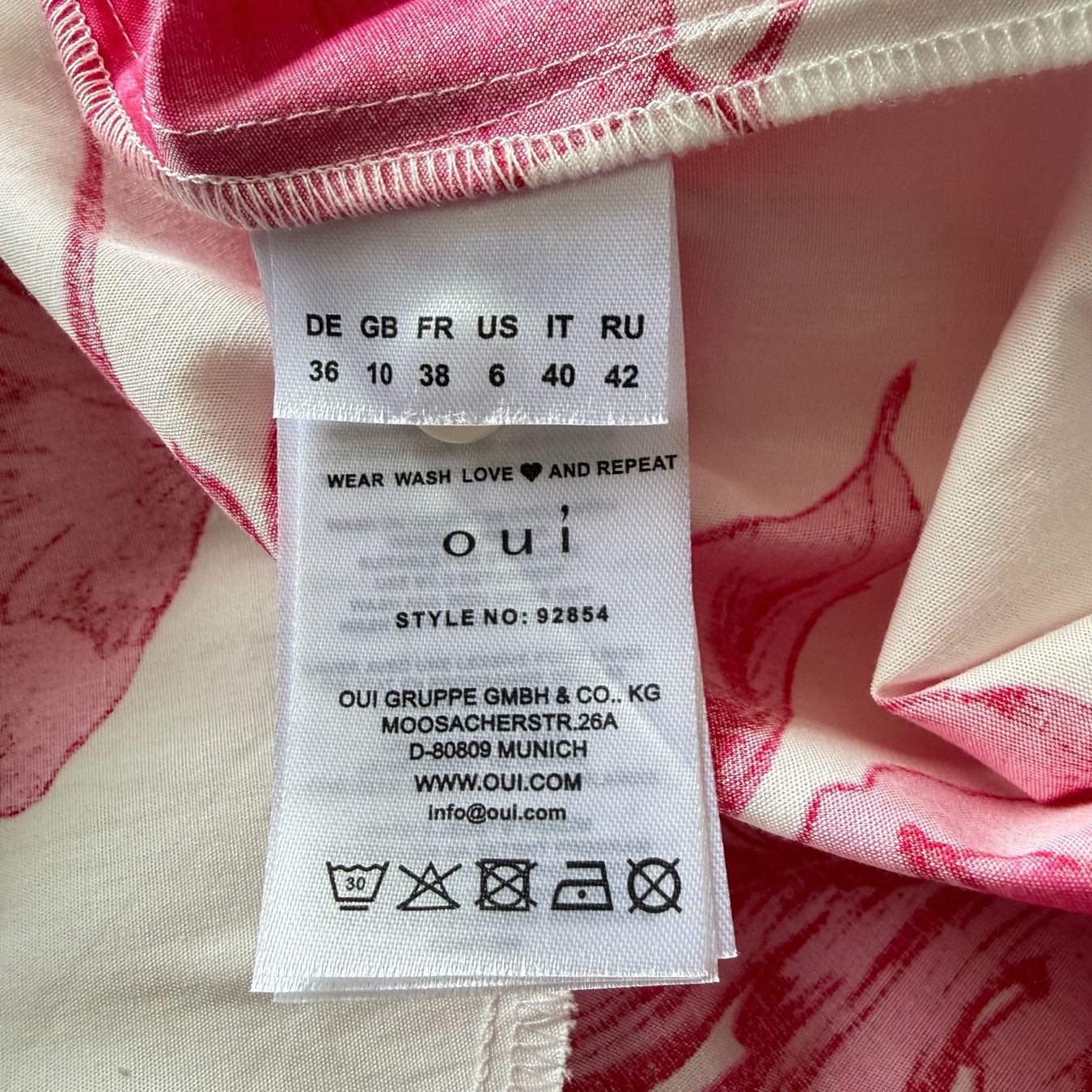 Kleider: Oui Kleid mit floralem Muster, Gr. 36 – Gebraucht aus Riedholz von han_fy6l 6