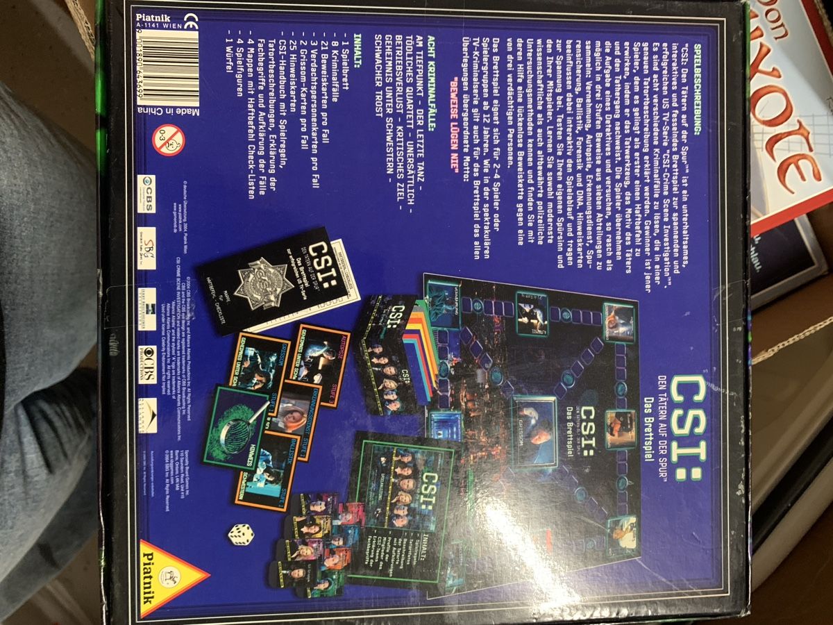 Jeux: CSI Das Brettspiel  – D'occasion à Zug par Starkeente 3