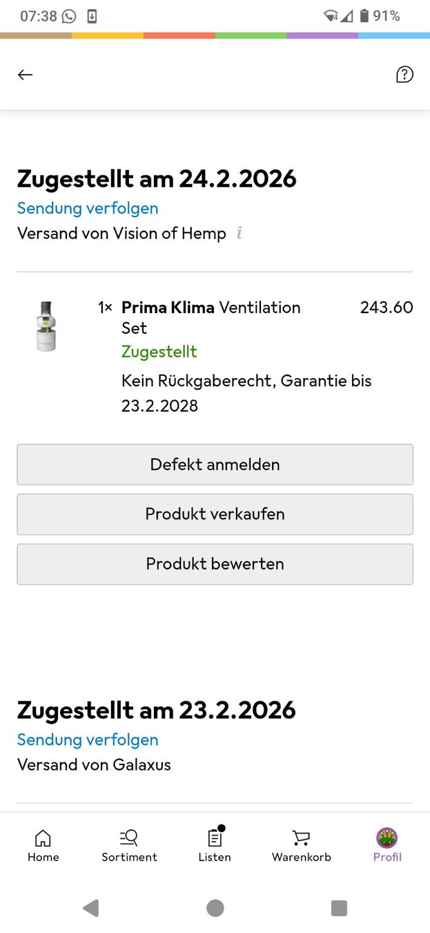 Ventilatori: Prima Klima Ventilation set, NP 240 CHF, 120 mm Durchmesser – Usato da Wettingen venduto da mat_hbc8 3