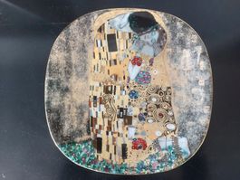Der Kuss Gustav Klimt Kunstteller 1990