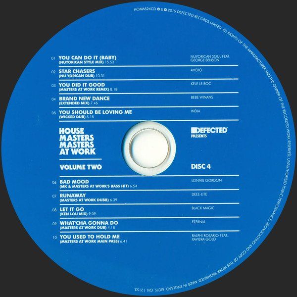 CD: Masters At Work–House Masters,Volume Two Rar und Vergriffen! – Usato da Brittnau venduto da Zibu 7