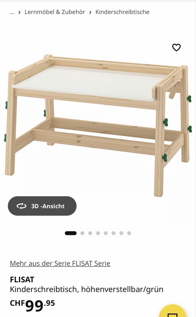 Scrivanie: Ikea Kinderschreibtisch Flisat – Usato da Aesch BL venduto da morris_bsr