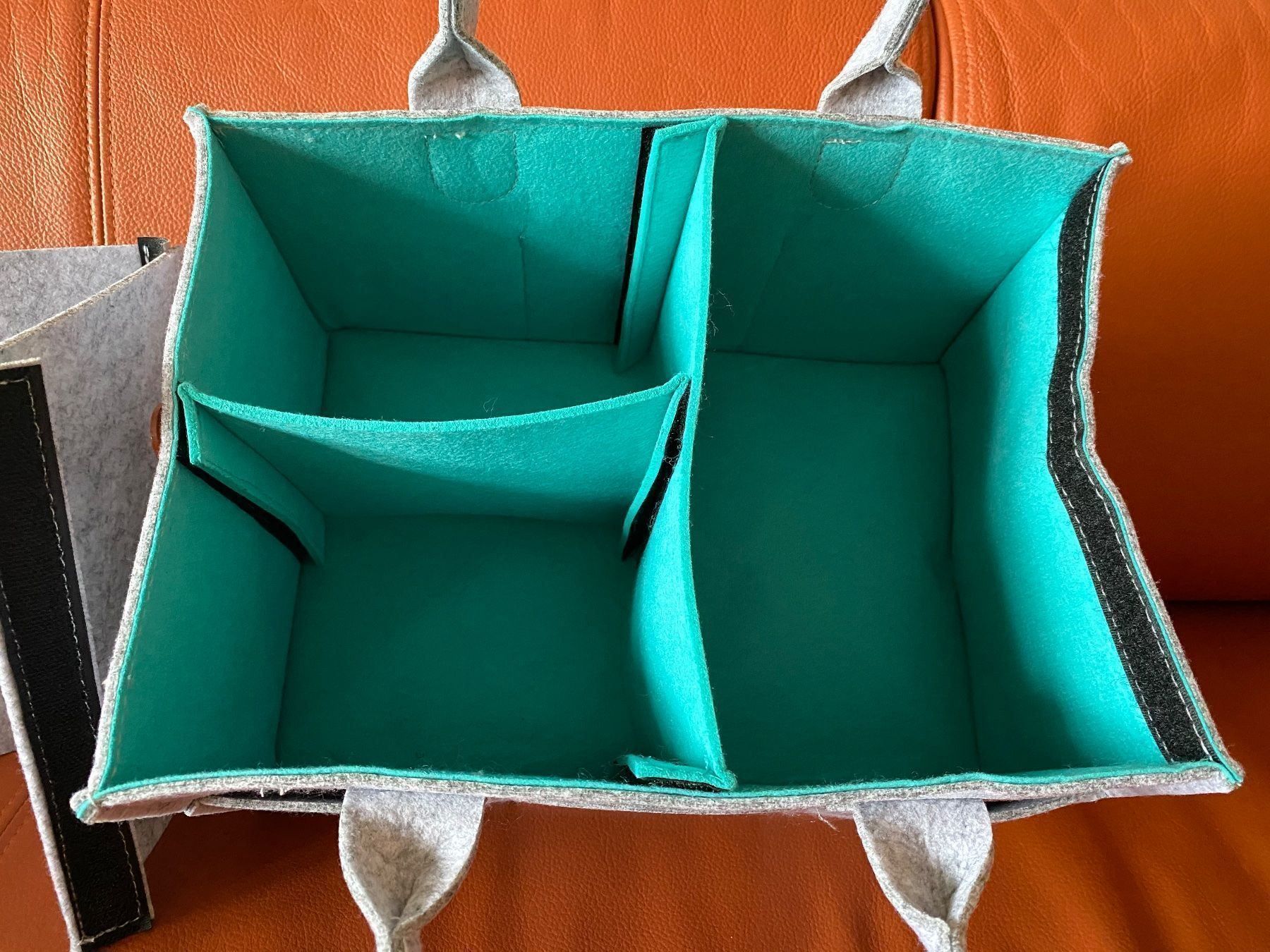 Raccoglitori: Baby Organizer (Grau+Türkis) – Nuovo (secondo la descrizione) da Meilen venduto da Texas1957 3