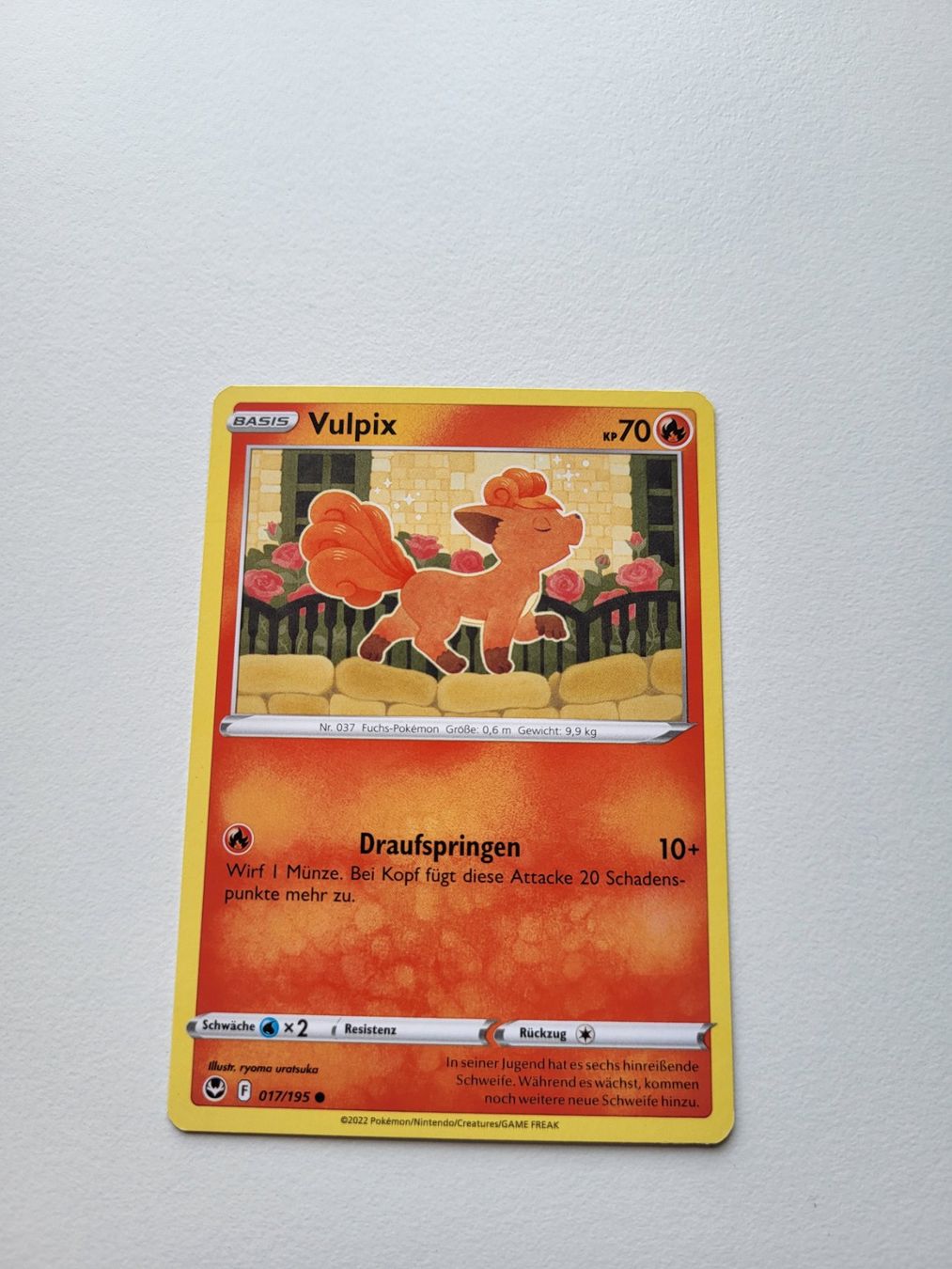 Pokémon Carte collezionabili: Vulpix (Silver Tempest 017/195) – Usato da Erlenbach ZH venduto da ram_mjn5