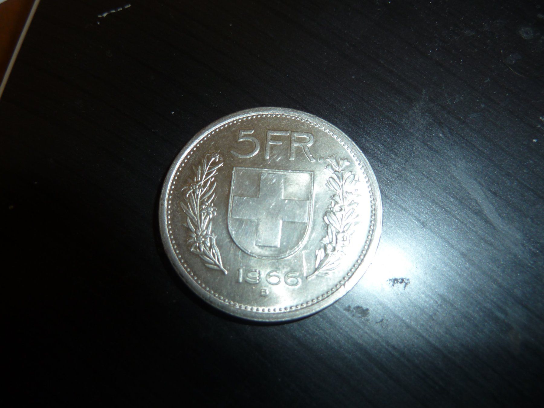 Alle Münzen: Pièce de 5 francs en argent 1966 – Gebraucht aus Biel/Bienne von alex-841
