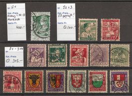 Lot Pro Juventute Anfangswerte - KP 845.--
