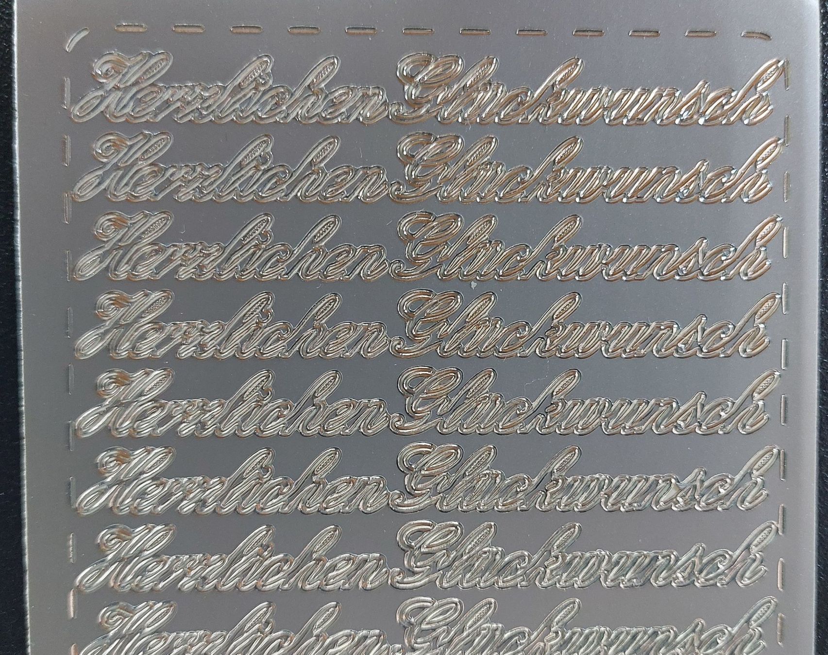 Aufkleber: Glückwunsch Aufkleber Silber oder Gold / Neupreis Fr. 2.50 – Neu und originalverpackt aus Zollikofen von Blackie 5