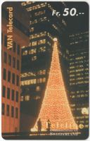 seltene TELELINE Prepaid Telefonkarte - USA - Weihnachten