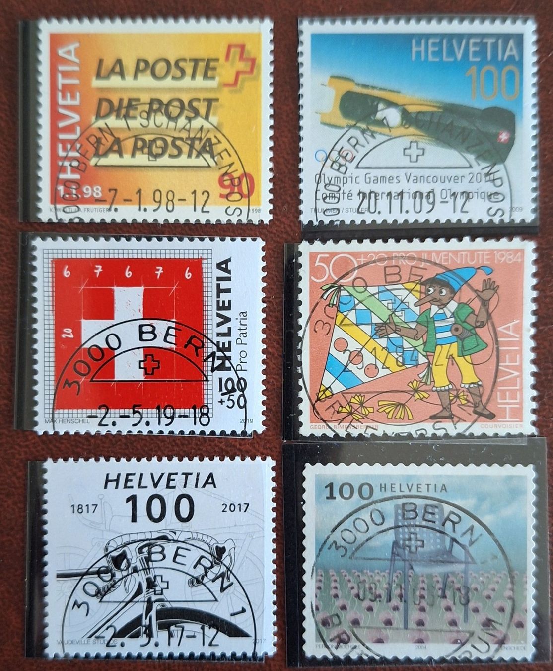 Tutti i francobolli: 4 timbres oblitérés BERN – Usato da Genève venduto da JLV01