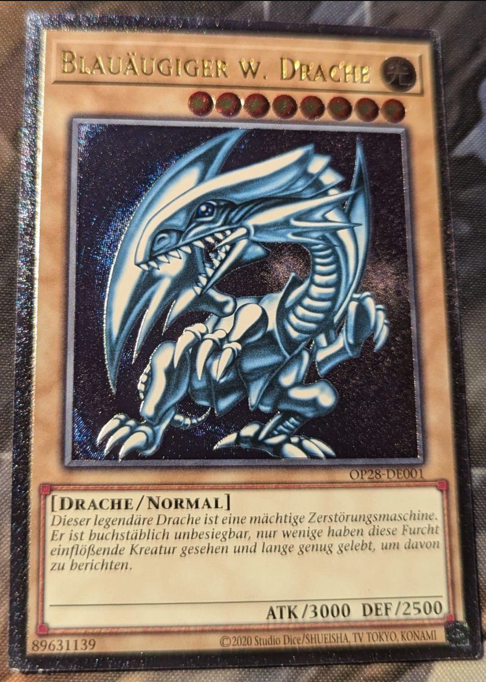 Yugioh Sammelbilder & Trading cards: Ultimate Rare GOAT | Blauäugiger w. Drache – Neu (gemäss Beschreibung) aus Altstätten SG von ChangeMaker