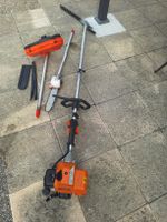 Multi-Tool Gartengerät Benzin - Heckenschere, Säge, Trimmer.