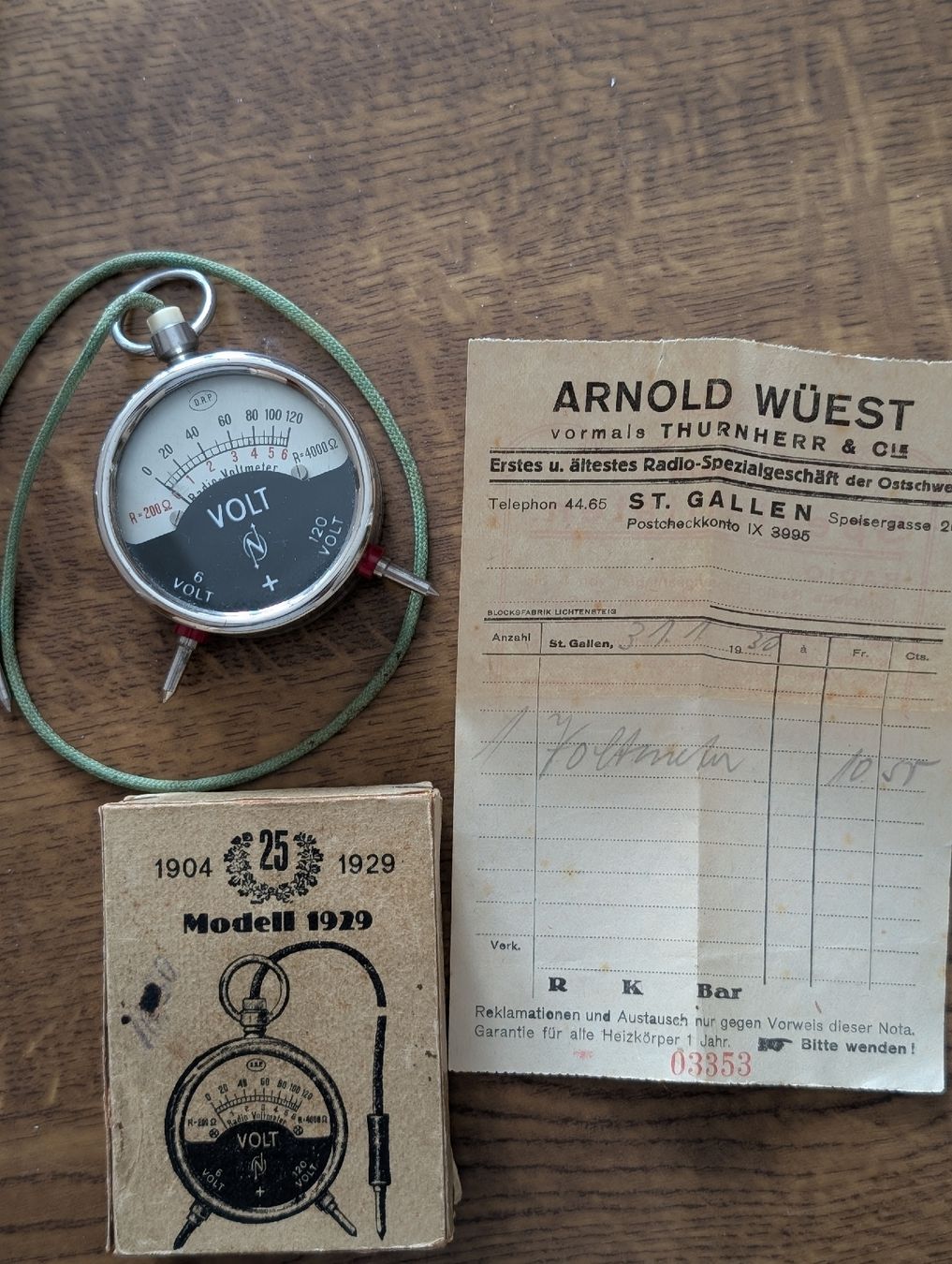Messen: Alter Voltmeter – Gebraucht aus Gossau SG von samriz 1