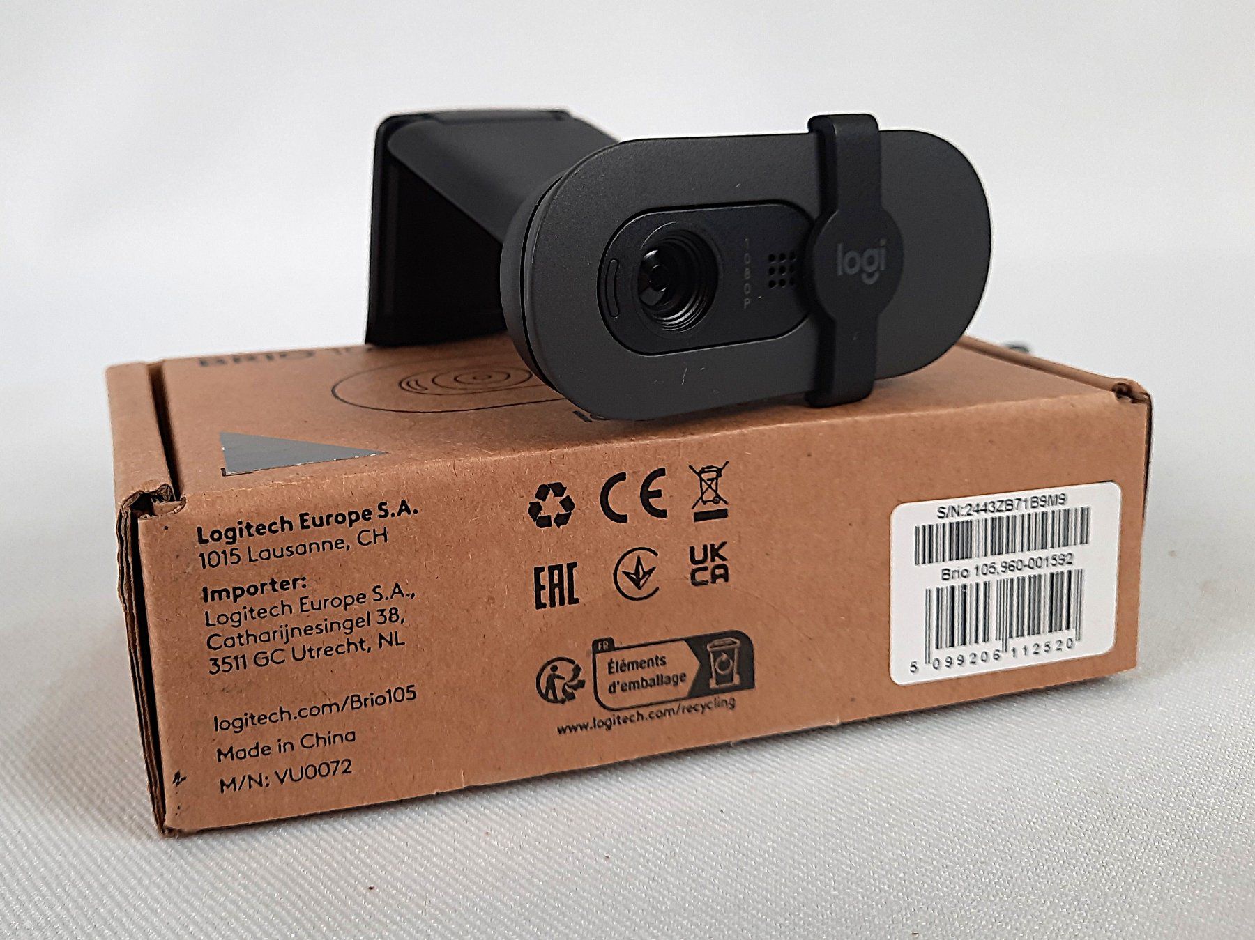 Logitech Webcams: LOGITECH Webcam Brio 105 – Neu (gemäss Beschreibung) aus Beinwil am See von Restwert_Beinwil 5