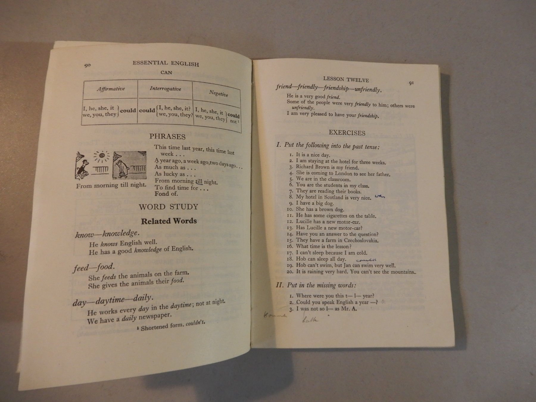 Libri: Essential English Textbook, C.E. Eckersley, Book I, Vinta... – Usato da Erstfeld venduto da Mario_boe0 5