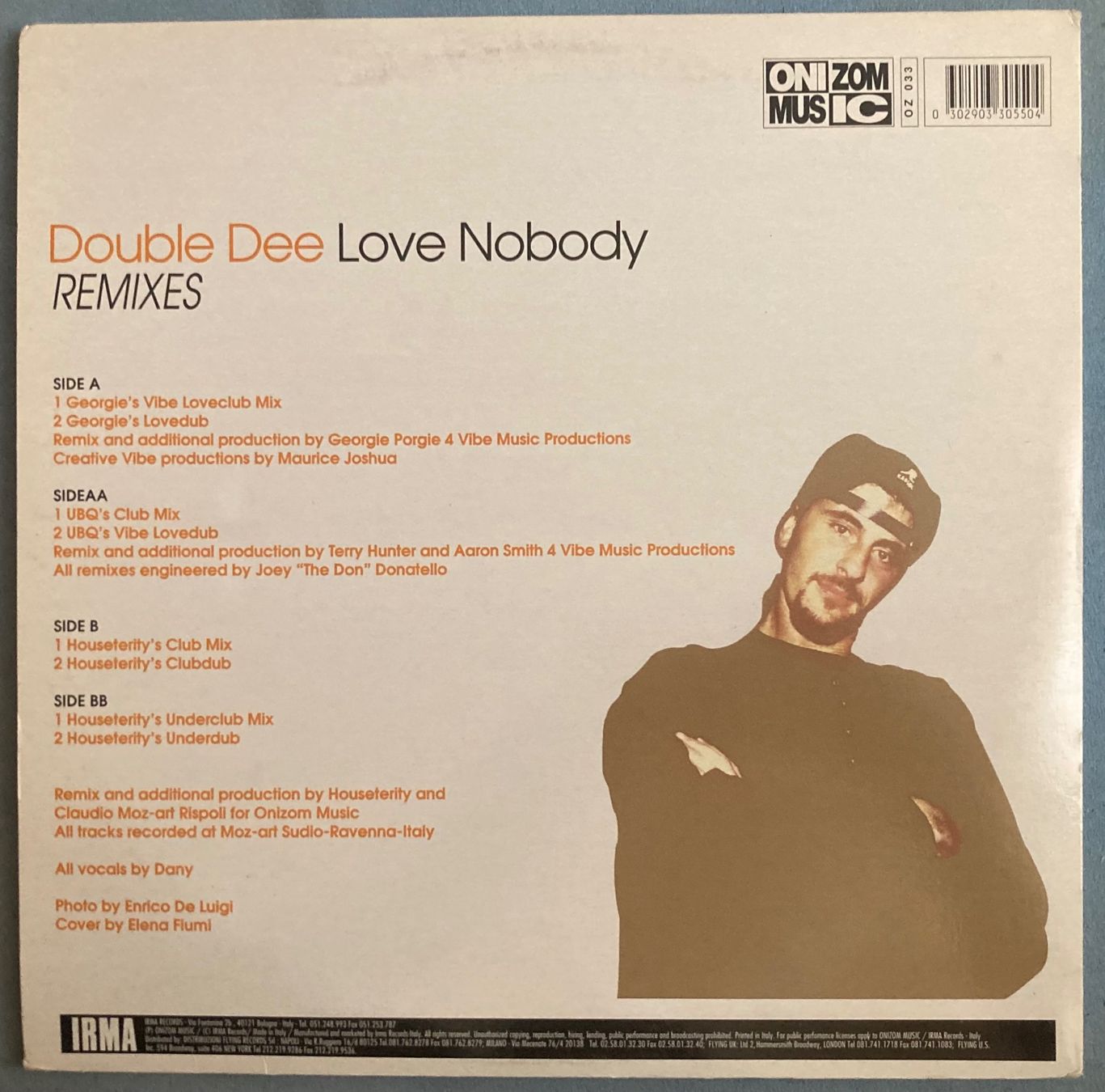 Dischi in vinile: DOUBLE DEE - LOVE NOBODY (REMIXES) – Usato da Poliez-Pittet venduto da Newtown-Records 1