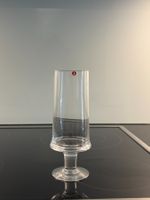 Fussglas farblos Iittala Finnland 80er Jahre
