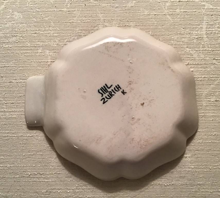 Aschenbecher: KERAMIK-ASCHENBECHER, SIHL ZURICH K – Gebraucht aus Kappel SO von Happyday125 1