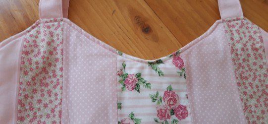 Borse: Patchwork‑Baumwolltasche in Rosa – Nuovo e nell'imballaggio originale da Doppleschwand venduto da waldhueter.handmade 1