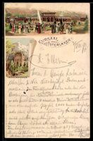 Litho Interlaken, Kursaal und Ruine Unsp