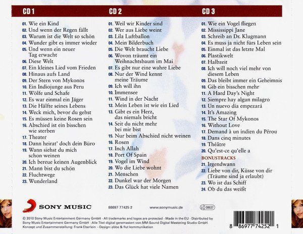 CD: 3-CD-Box Katja Ebstein - Nur der Wind/Hits (2010) – Usato da Möriken AG venduto da mineralia 1
