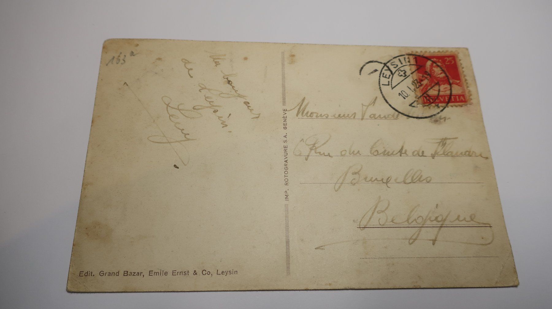 Ansichtskarten: Leysin et le Chamossaire – Gebraucht aus Cormoret von Pascalll2001 2