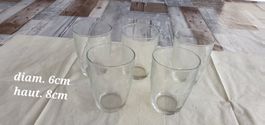 5 petits verres à eau/autre