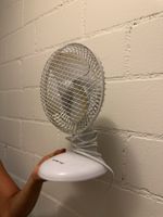Tischventilator weiss 2 Geschwindigkeiten guter Zustand