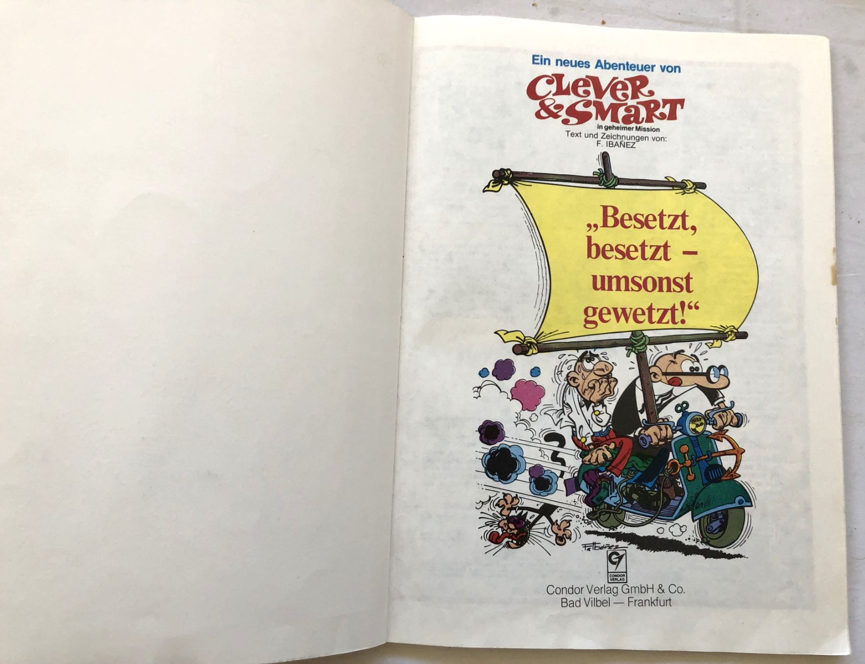 Fumetti: CLEVER & SMART - Nr.65 - 1.Auflage – Usato da Schaffhausen venduto da durruti 1