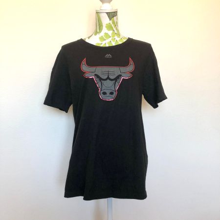 Chicago Bulls Basketball Majestic T-Shirt, Grösse M
