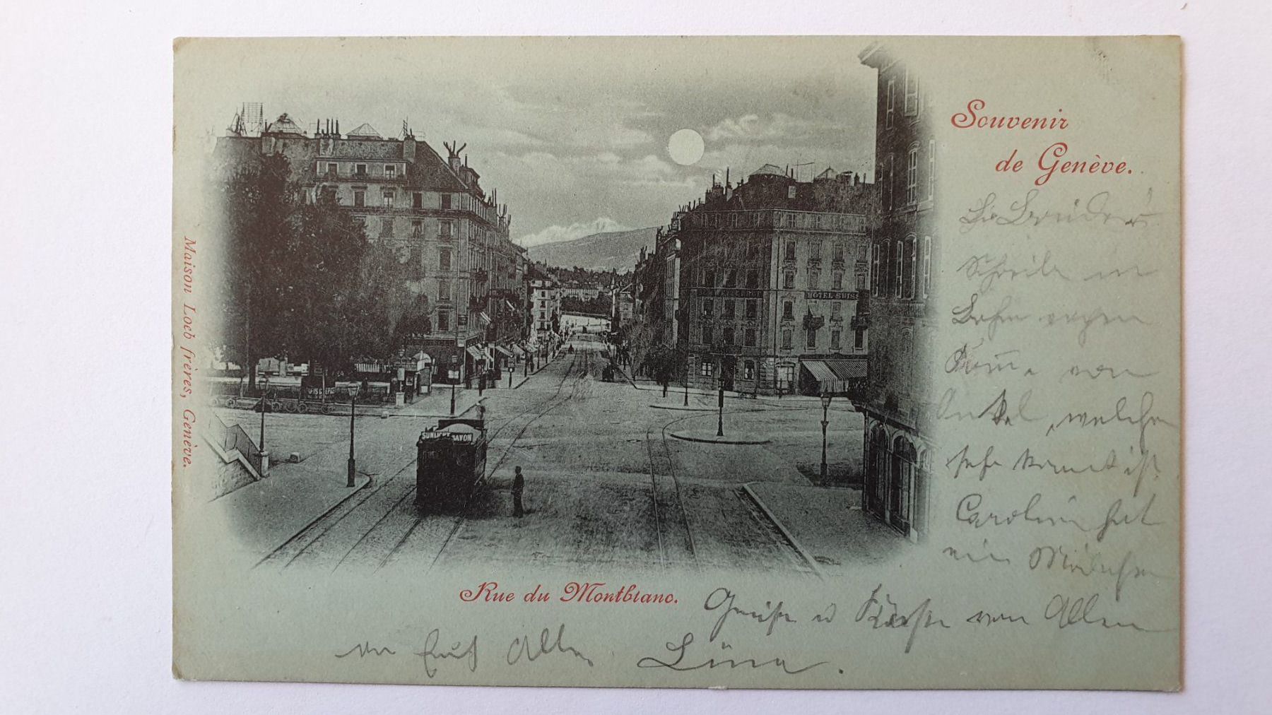 Cartoline postali: Genf. 3 sehr alte Ansichtskarten. – Usato da Goldach venduto da armando_r 2