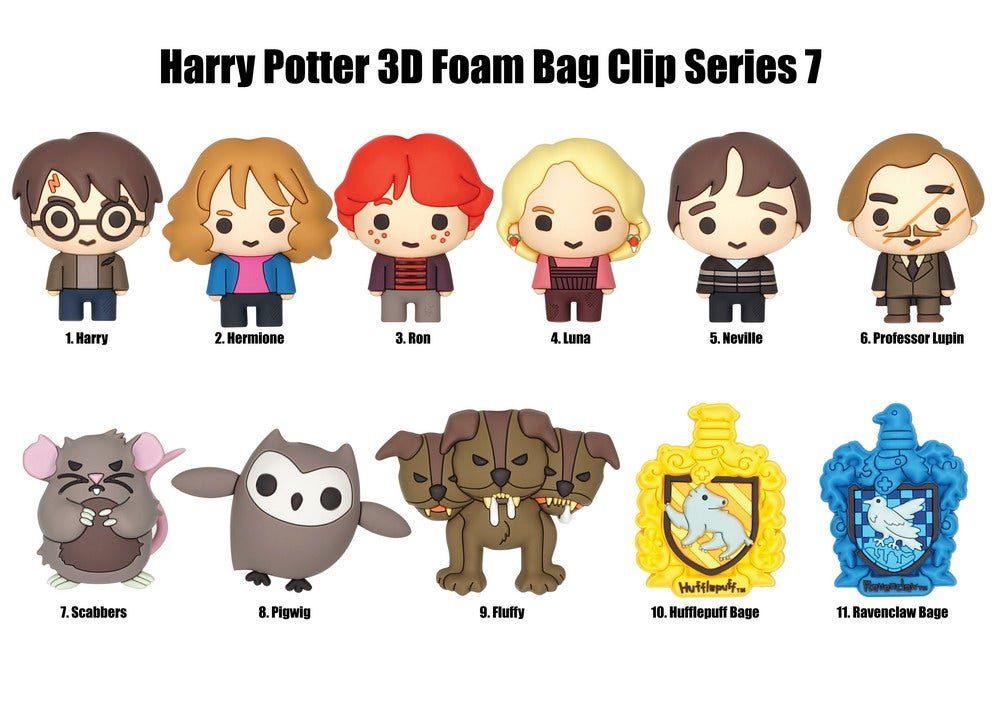 Disney Giocattoli: 2x Harry Potter Series 7 3D Bag Clip – Nuovo e nell'imballaggio originale da Basadingen venduto da NekoBricks 2