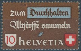 1942 - Altstoffverwertung - Durchhalten • dt - Abart - **