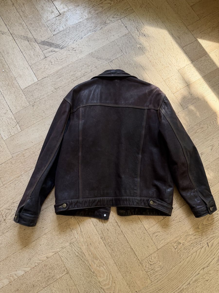 Vestes: Vintage Brown Cowhide Leather Jacket – D'occasion à Genève par ant_77dc 1
