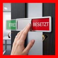Schild besetzt frei Büro Sitzungszimmer Teams Office Meeting